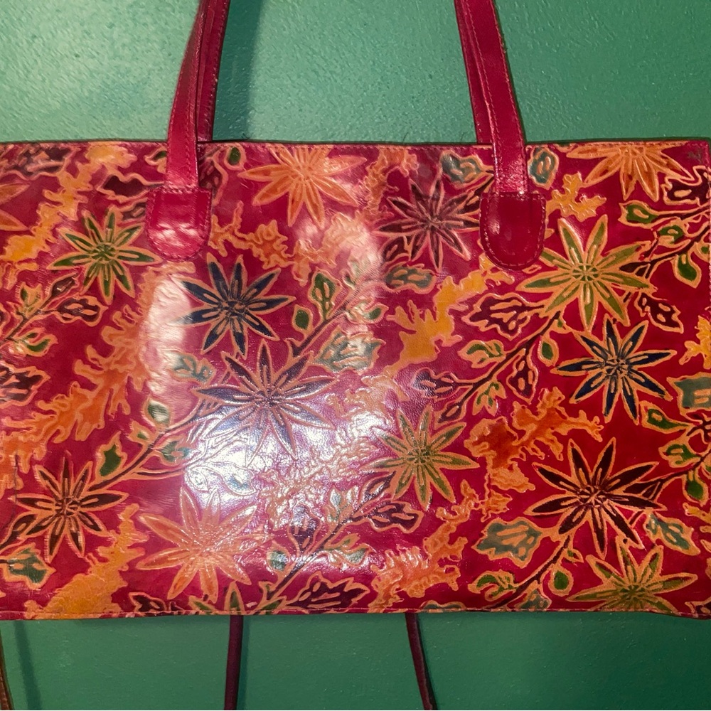 Hand Tooled Leather Indian Handbags, Lot of 3, cute & Collectible! - Picture 5 of 5